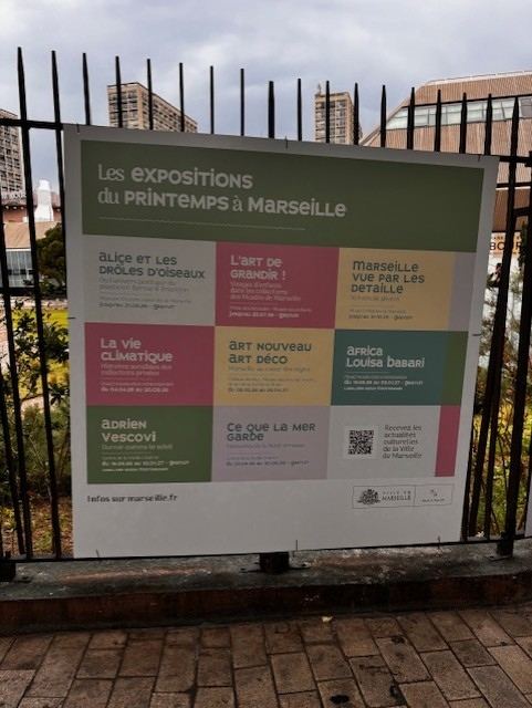 Panneau grand format pour un événement culturel